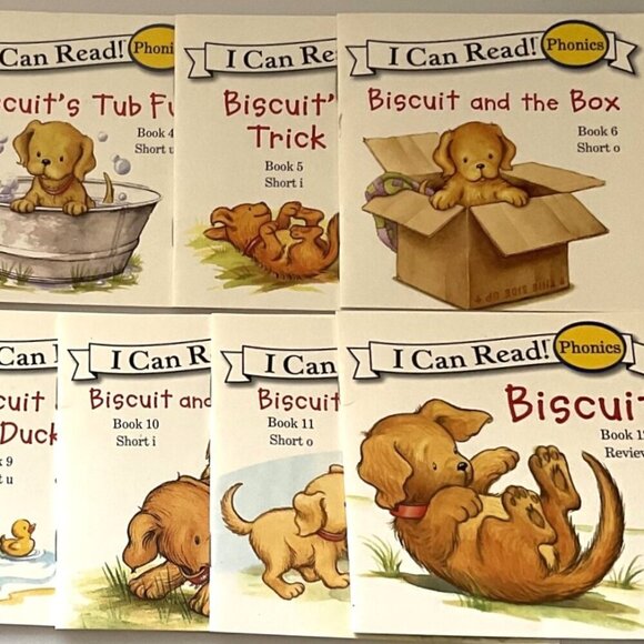 BUSCUITS READER “I CAN READ” PHONICS EARLY READERS PRE K- 1ST 12 BOOKS - Picture 4 of 9